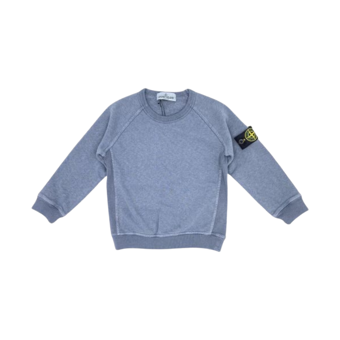 (키즈) 스톤 아일랜드 60641 올드이펙트 스웨트셔츠 파스텔 블루 - 22SS((Kids) Stone Island 60641 T.CO+OLD Sweatshirt Pastel Blue - 22SS) - 1