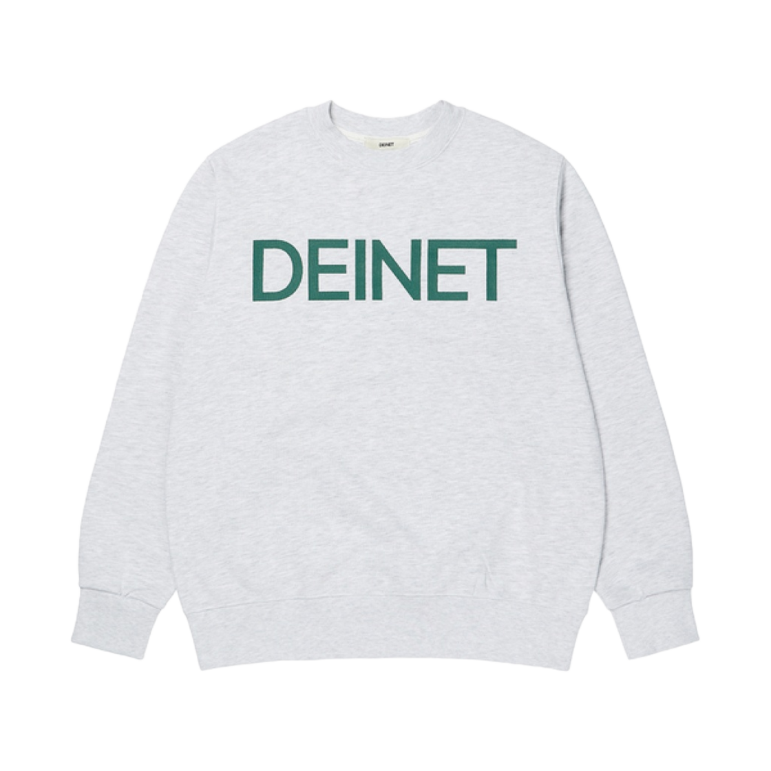 다이닛 빅 로고 스웨트셔츠 화이트 멜란지(Deinet Big Logo Sweatshirts White Melange) - 1