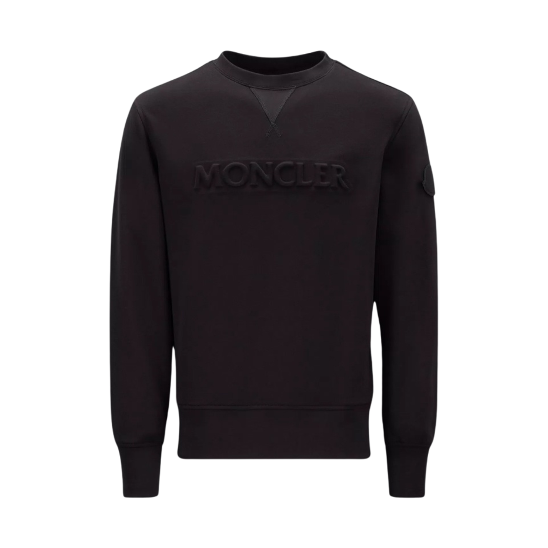 몽클레르 로고 스웨트셔츠 블랙 - 23SS(Moncler Logo Sweatshirt Black - 23SS) - 1