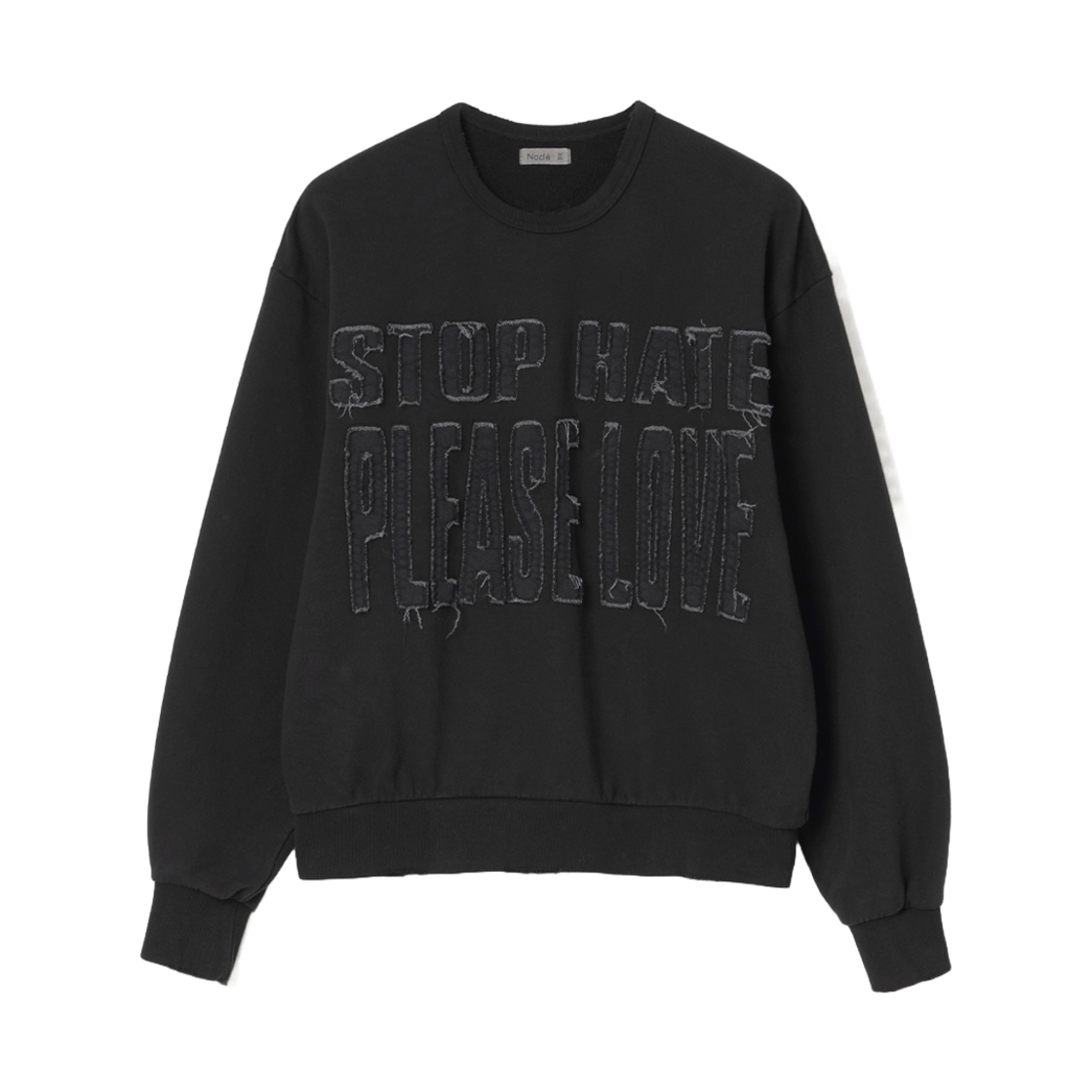 노클 S.H.P.L 스웻셔츠 브랙