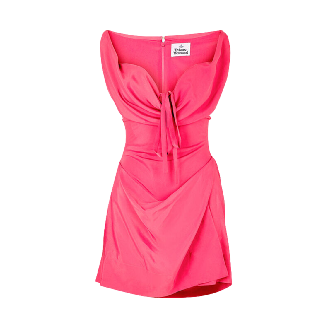 (W) 비비안 웨스트우드 이보나 코르셋 미니 드레스 핑크 네온((W) Vivienne Westwood Iwona Corset Mini Dress Pink Neon) - 1