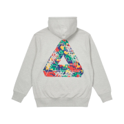Palace Tri-Digi Hood Grey Marl - 22FW