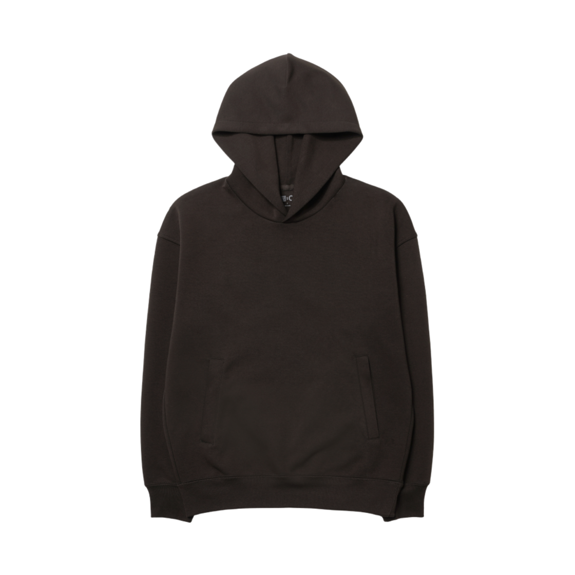 유니클로 C 스웨트 오버사이즈 풀오버 후드 다크 브라운 - JP