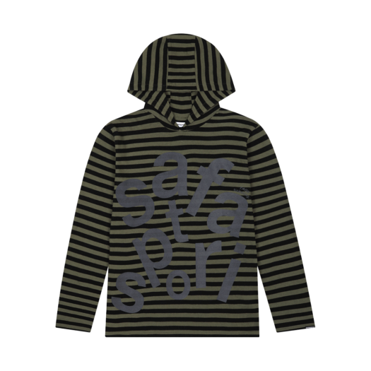 トップス SAFARISPOT 1/2 Ticketing Stripe Border MUSINSA公式 | SAFARISPOT 1/2 Ticketing Stripe Border Hoodie