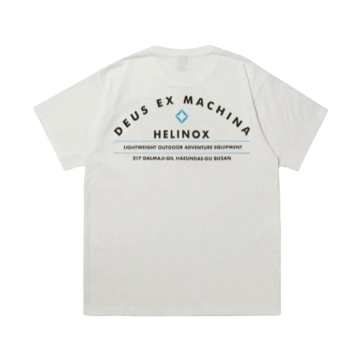 DXHELI-2 Helinox x Deus Ex Machina Busan Address T-Shirt White