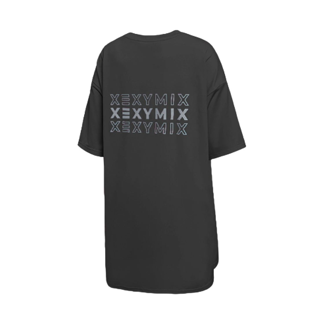 (W) 젝시믹스 필리퍼 오버핏 티셔츠 블랙((W) Xexymix Philiper Over Fit T-shirt Black)