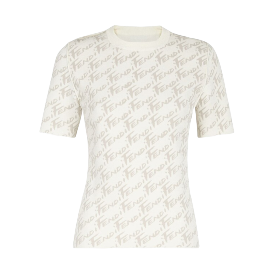 (W) 펜디 비스코스 점퍼 화이트((W) Fendi Viscose Jumper White) - 2