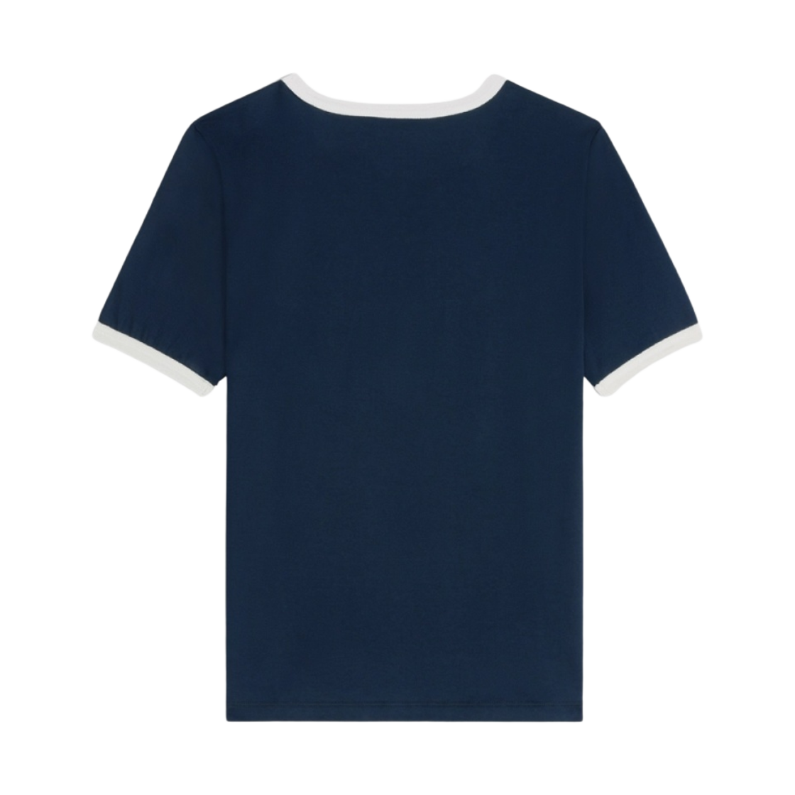 (W) 셀린느 코튼 저지 파리 70's 티셔츠 네이비 오프 화이트((W) Celine Paris 70's T-Shirt in Cotton Jersey Navy Off White) - 2