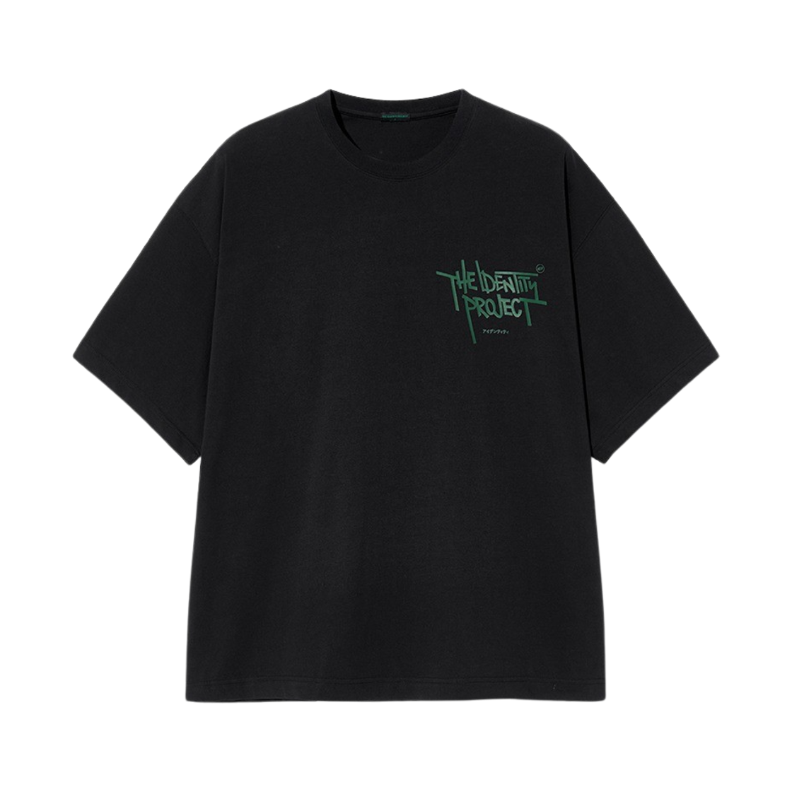 TIP_234 THE IDENTITY PROJECT Graffiti Round Half Sleeve Black