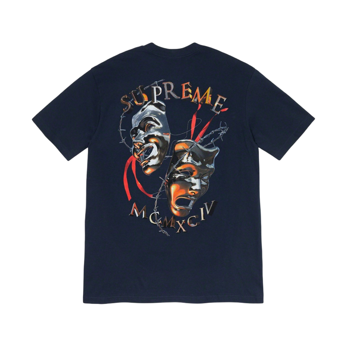 슈프림 래프 나우 티셔츠 네이비 - 20SS(Supreme Laugh Now T-Shirt Navy - 20SS) - 2
