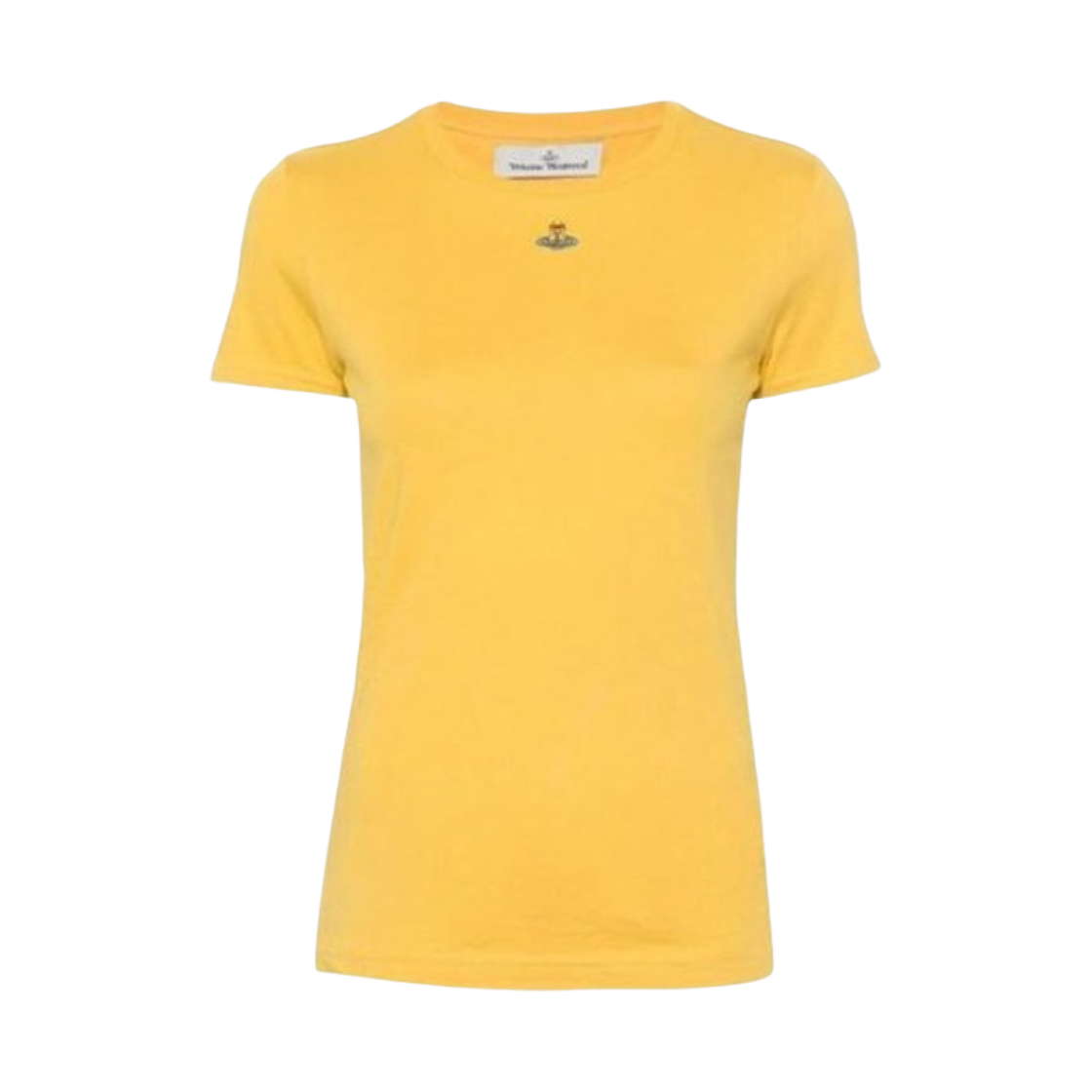 3G010017-J001M-E403 Vivienne Westwood Orb Peru T-Shirt Yellow