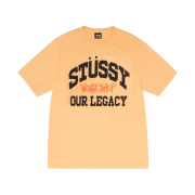 Stussy x Our Legacy Work Shop Pigment Dyed Collegiate T-Shirt Peach