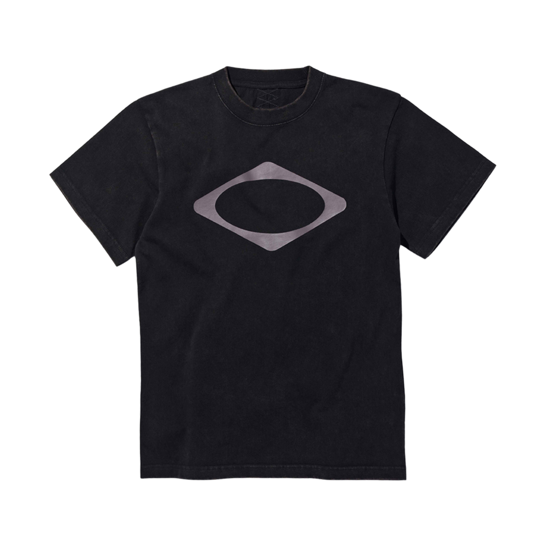 MF25SSTS02 Mischief Rhombus Washed Basic T-Shirt Washed Black