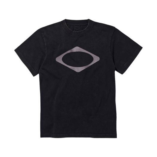 W) 미스치프 블리치드 와이드 넥 티셔츠 워시드 블랙 | Mischief W) 미스치프 블리치드 와이드 넥 티셔츠 워시드 블랙 | Mischief