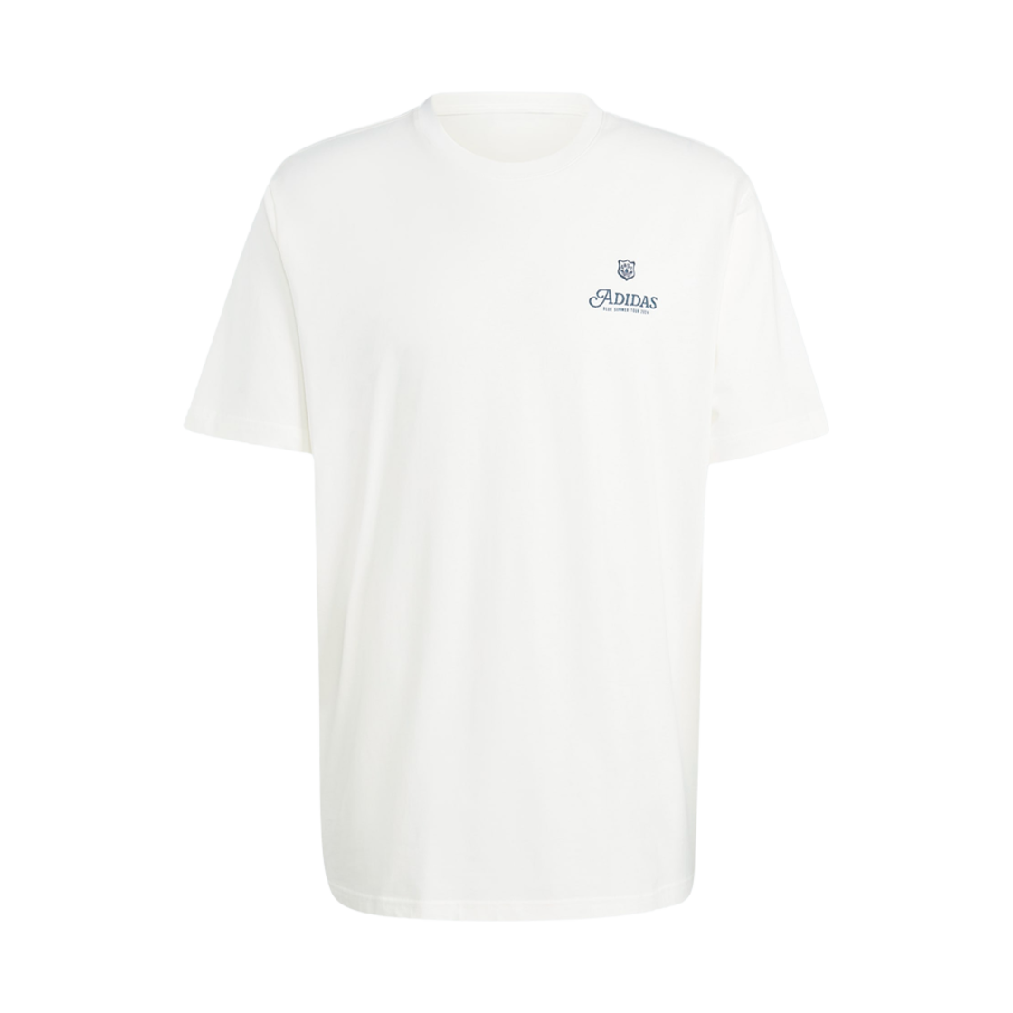 IS2937 Adidas Graphic Fire T-Shirt Off White - KR Sizing