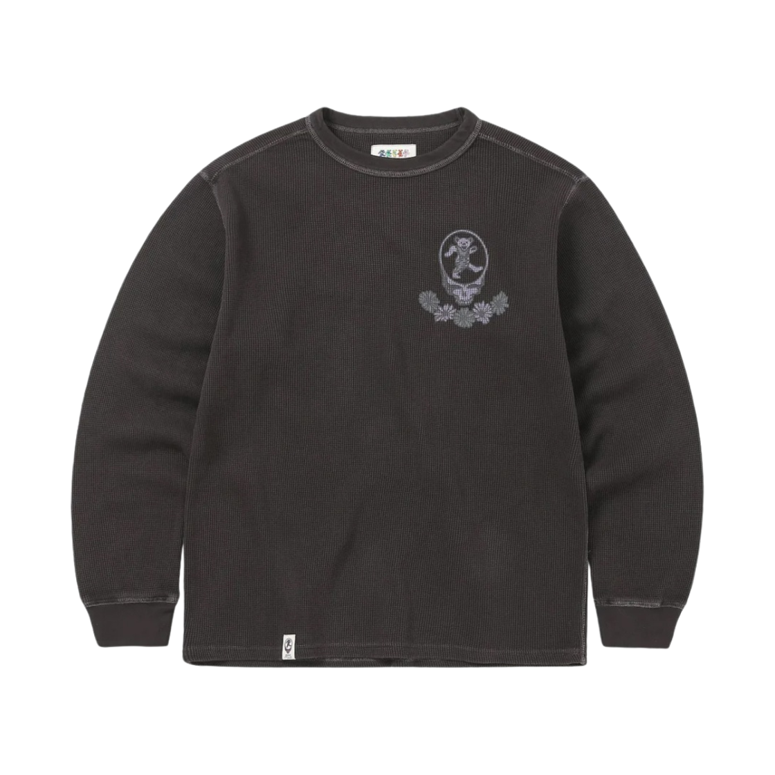 디스이즈네버댓 x 그레이트풀 데드 SYF 와플 롱슬리브 탑 오프 블랙(Thisisneverthat x Grateful Dead SYF Waffle L/S Top Off Black) - 2