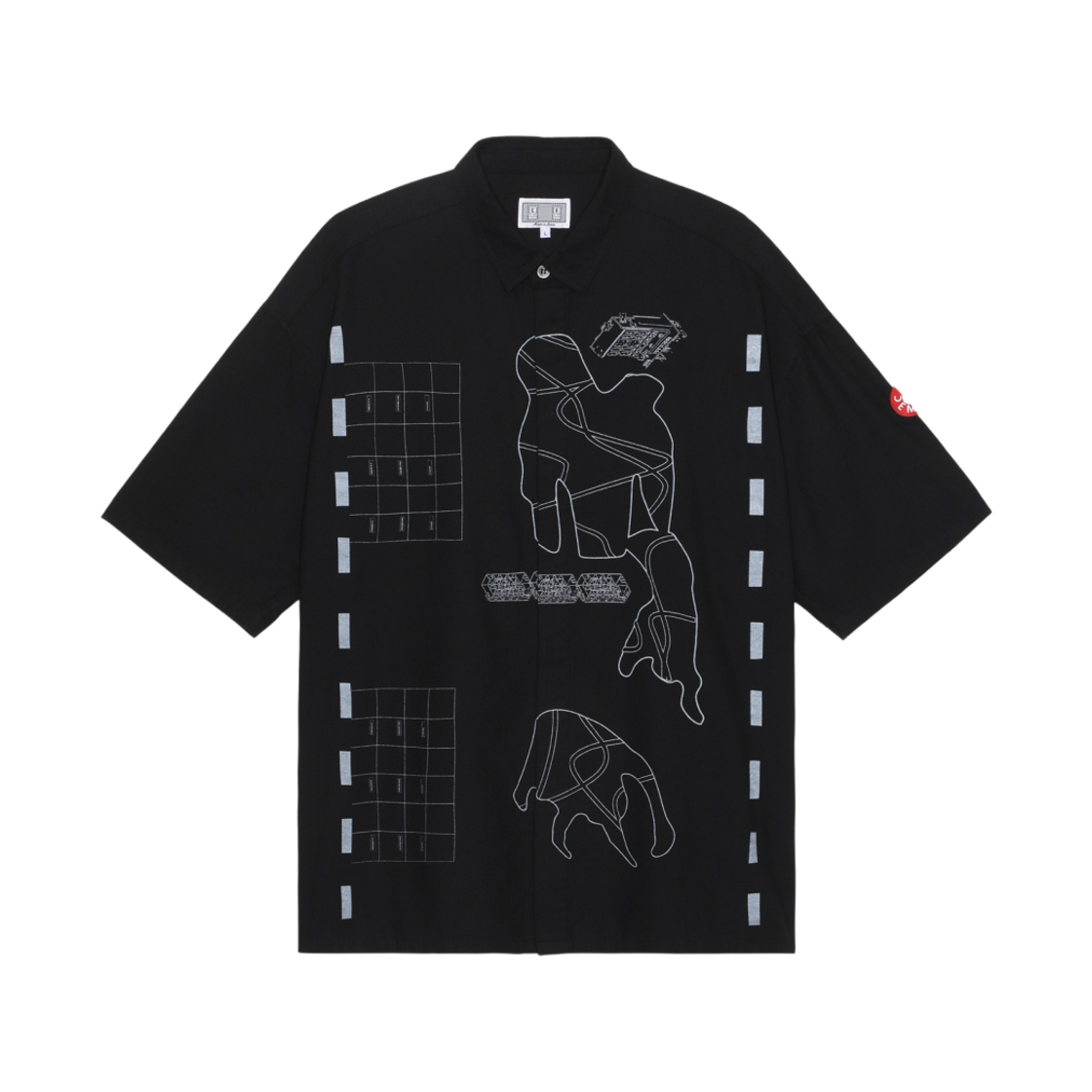 카브엠트 카운터피트 숏슬리브 셔츠 블랙 - 23SS(Cav Empt Counterfeit Short Sleeve Shirt Black - 23SS) - 1