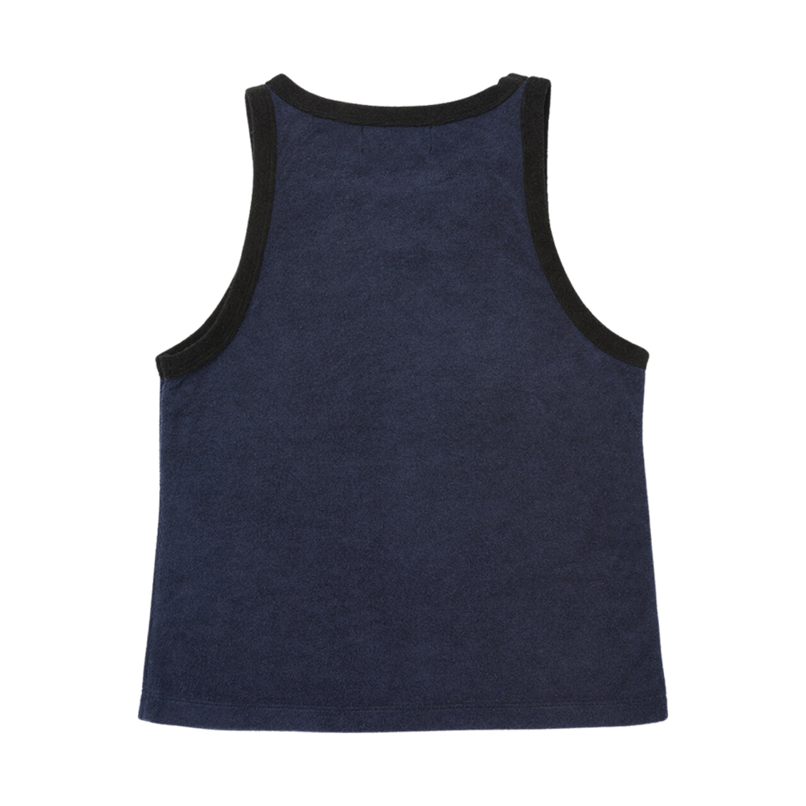 (W) 이미스 뉴 로고 테리 슬리브리스 탑 네이비((W) Emis New Logo Terry Sleeveless Top Navy) - 2