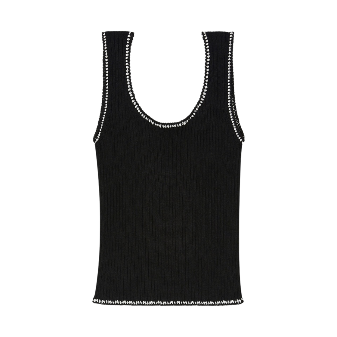 - (W) The Reum Carrie Sleeveless Knit Top Black