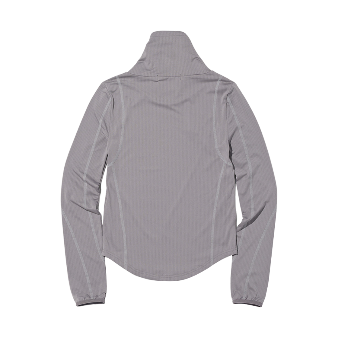 (W) 미스치프 드레이프드 터틀넥 탑 그레이((W) Mischief Draped Turtleneck Top Grey) - 2