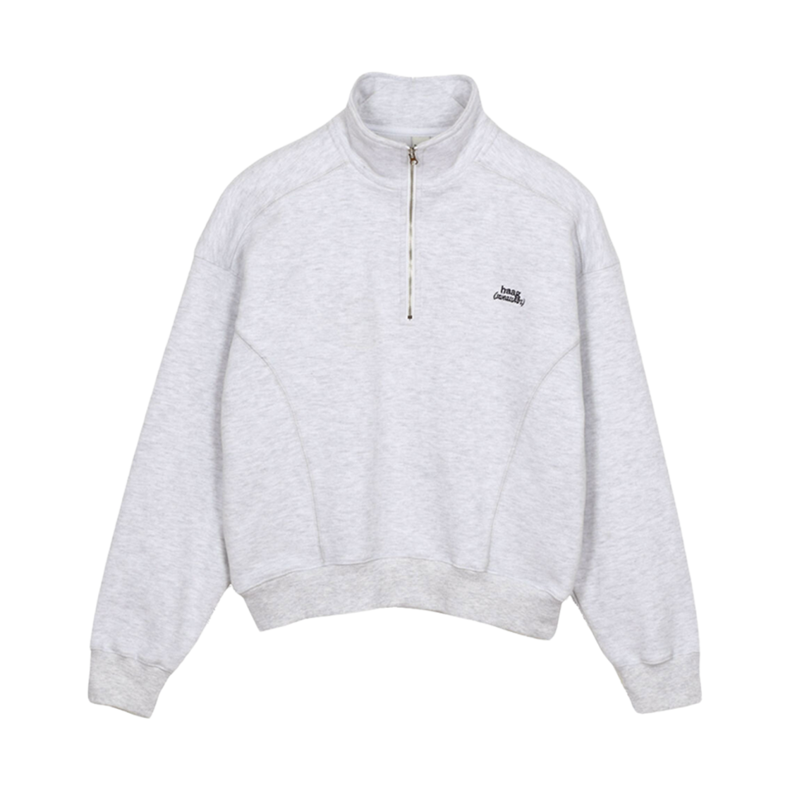 - (W) Haag A Zip-Up Sweatshirt Light Grey