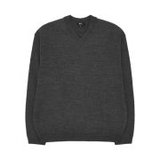Uniqlo C Relaxed V-neck Sweater Gray - KR