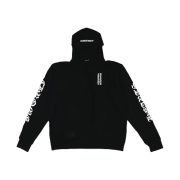 Chrome Hearts Vertical Logo FU Hoodie Black