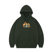 Plastick Bandage Pharmacy Hoodie Olive green