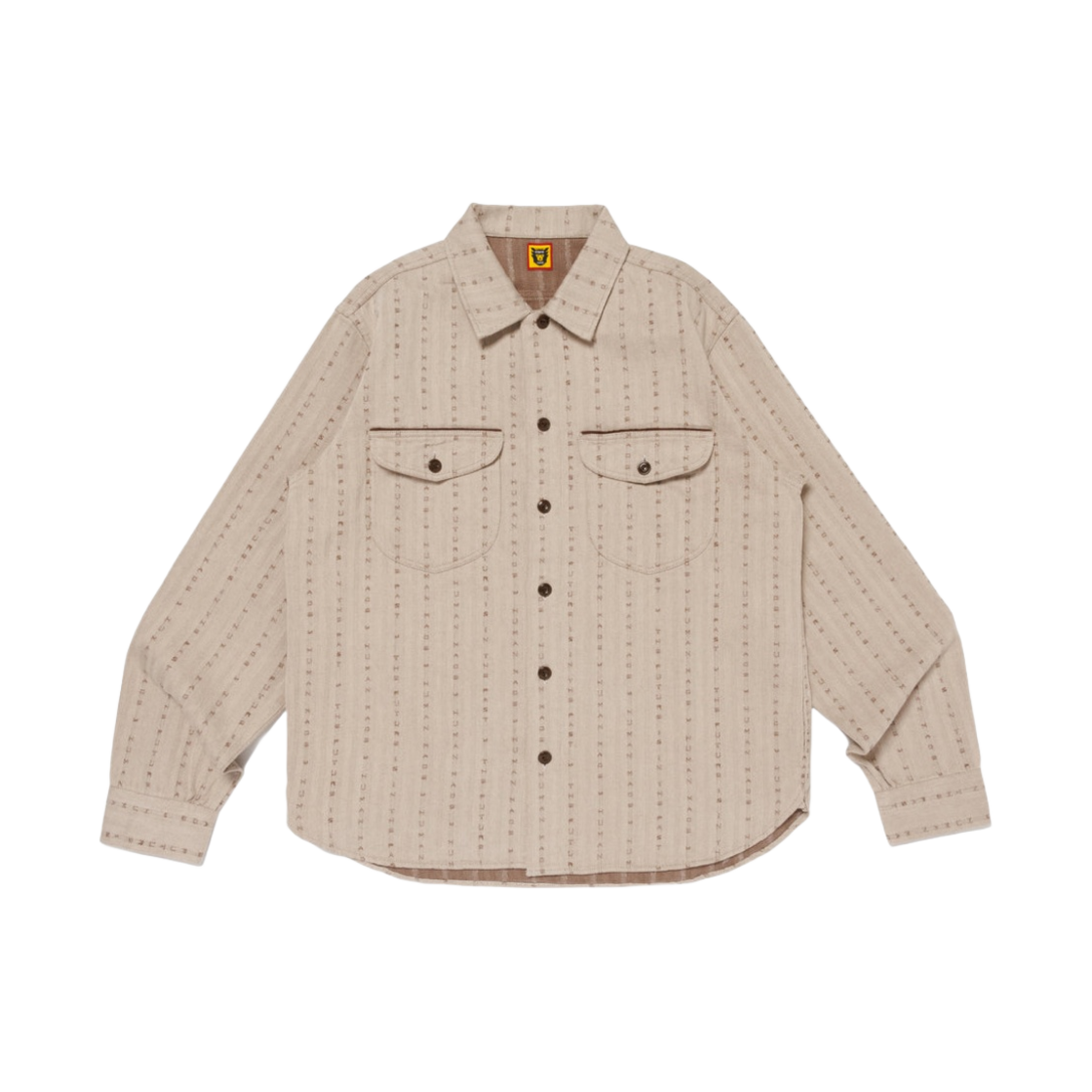 HM28SH005 Human Made Herringbone Uniform Shirt Beige