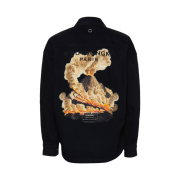 Wooyoungmi Volcano Denim Shirt Black - 23FW