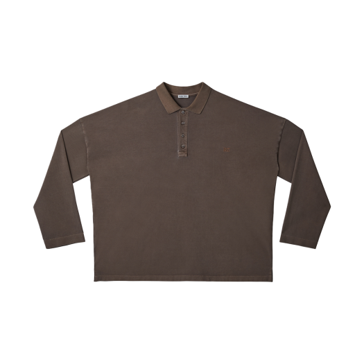 RM25SJTP013KR Recto Oversized Garment Cotton Pique Khaki Brown