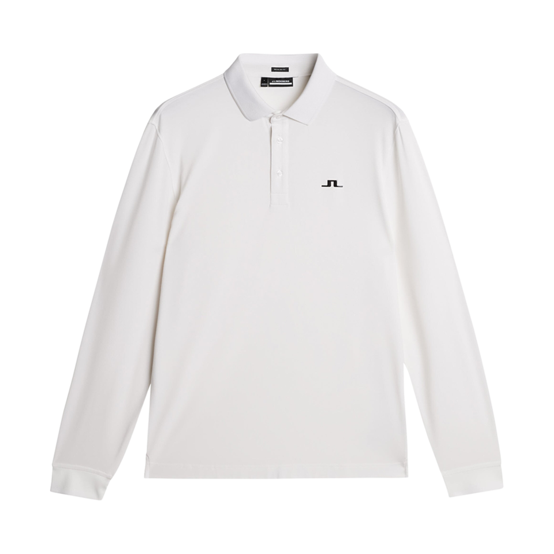 GMJT10690-0000 J.Lindeberg Florian Long Sleeve Polo White