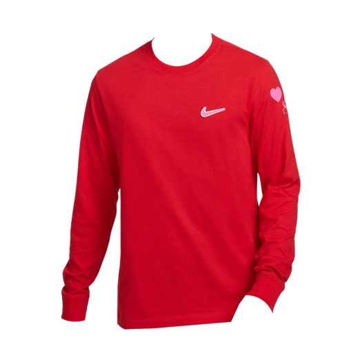 Nike NSW Long Sleeve T-Shirt University Red - Asia
