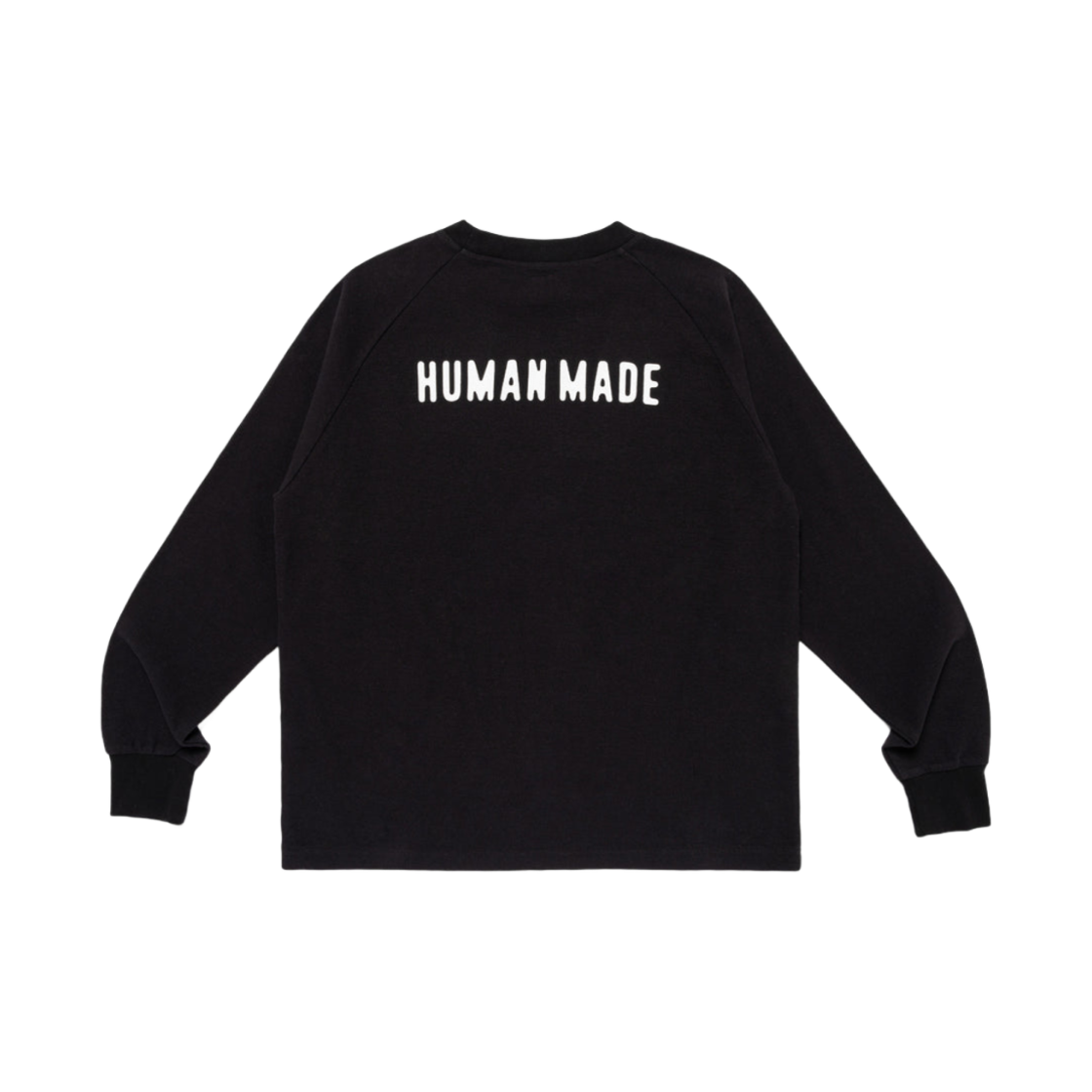 HM28CS012 Human Made Raglan Sleeve L/S T-Shirt Black