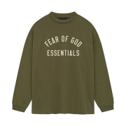 Essentials Jersey Long Sleeve Tee Military - 24FW