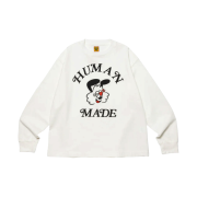 Human Made x Verdy Girls Don't Cry Valentine's Day L/S T-Shirt White