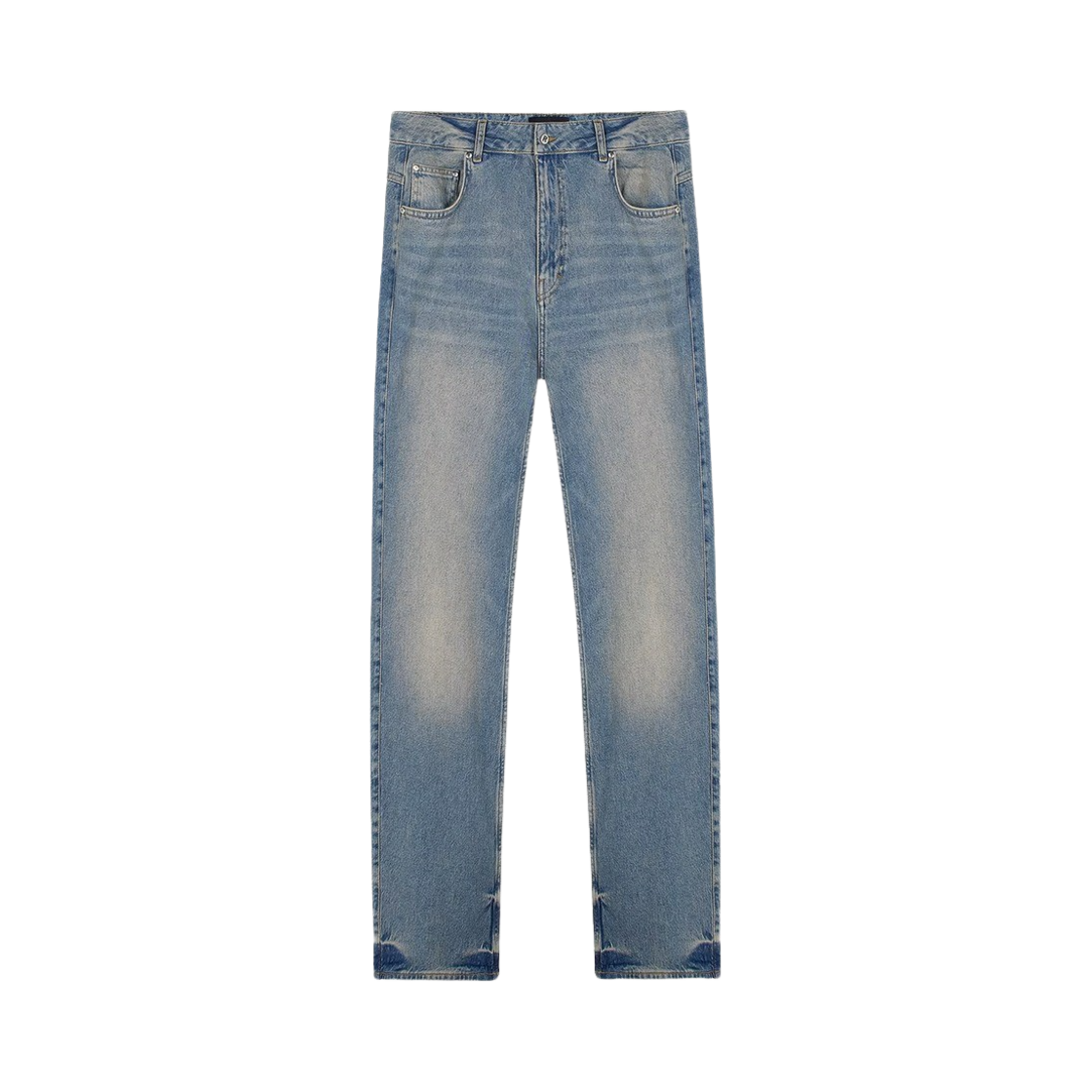 KM4BPADRP07BL Represent R2 Straight Leg Denim Blue Cream