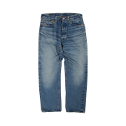 Warehouse & Co. Lot 2nd-Hand 1100 Pants Used Wash Light Indigo