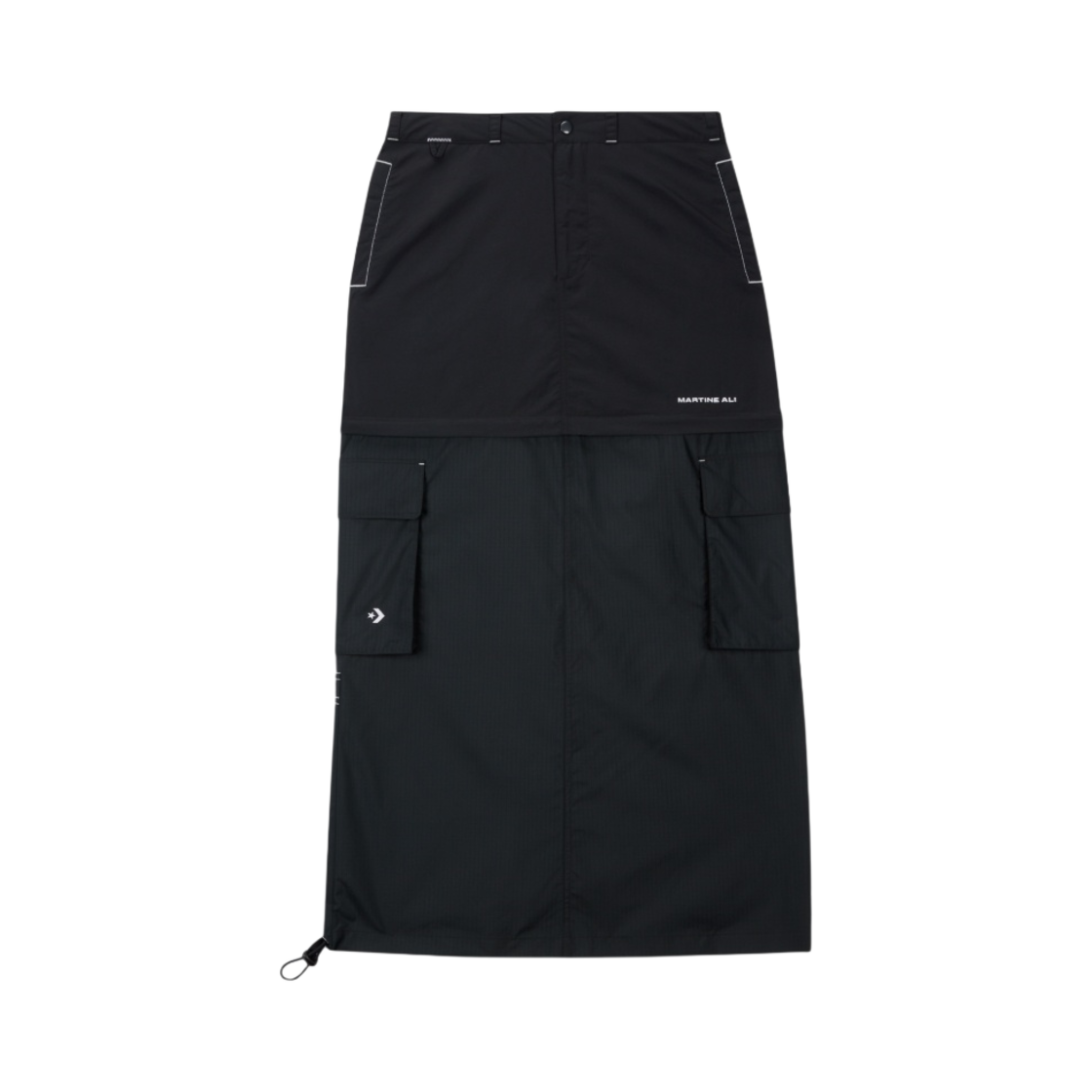 10026835-A01 (W) Converse x Martine Ali Skirt Black