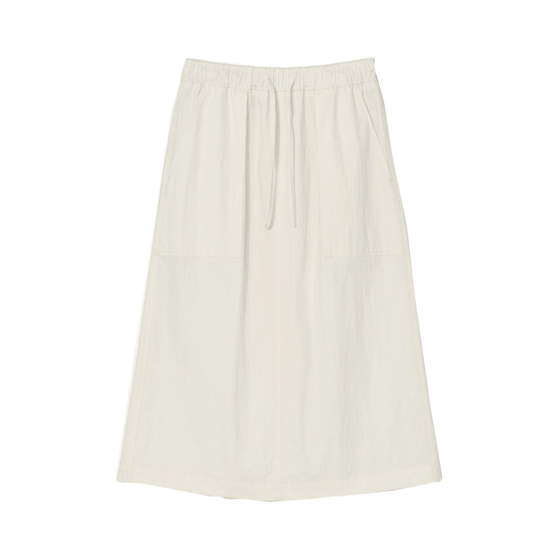 24FW003SK Kindersalmon Women Linnea Cotton Skirt Ecru