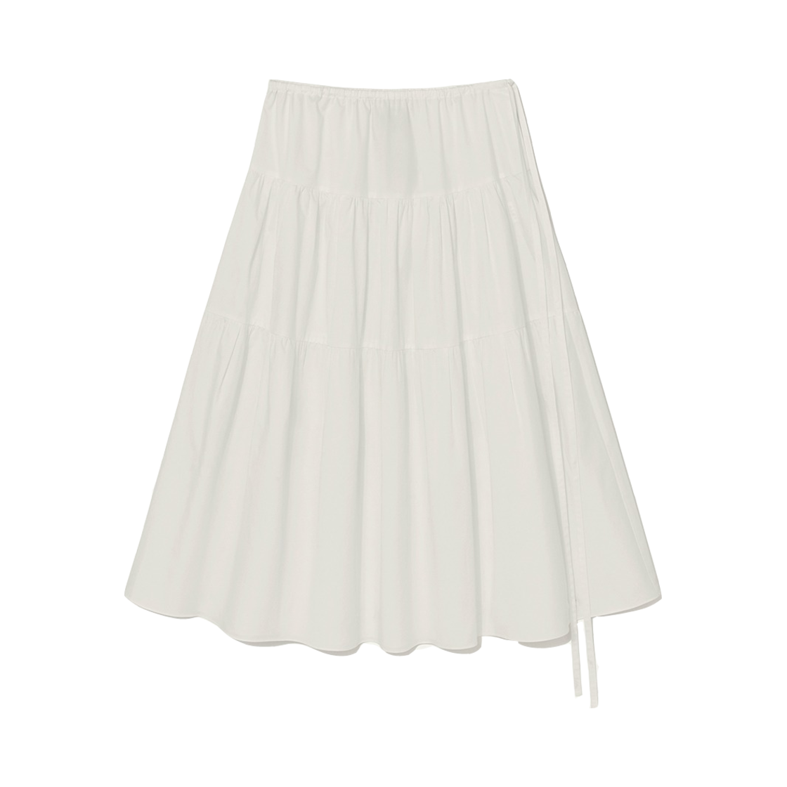 24FW005SK Kindersalmon Women Theresa Skirt White