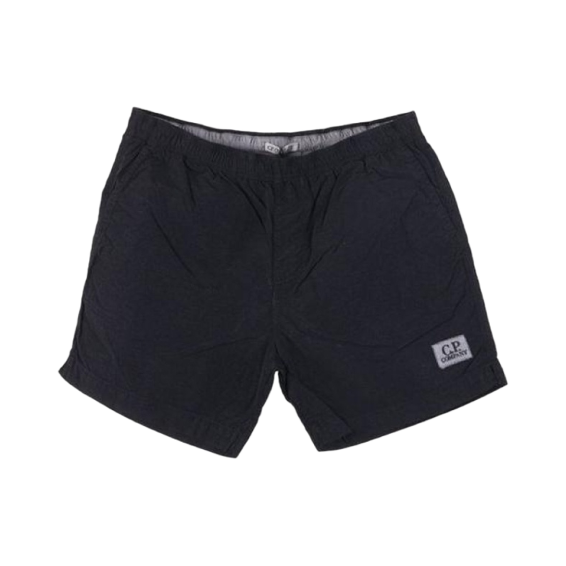 C.P. 컴퍼니 로고 패치 스윔 쇼츠 블랙 - 22SS(C.P. Company Logo Patch Swim Shorts Black - 22SS) - 1