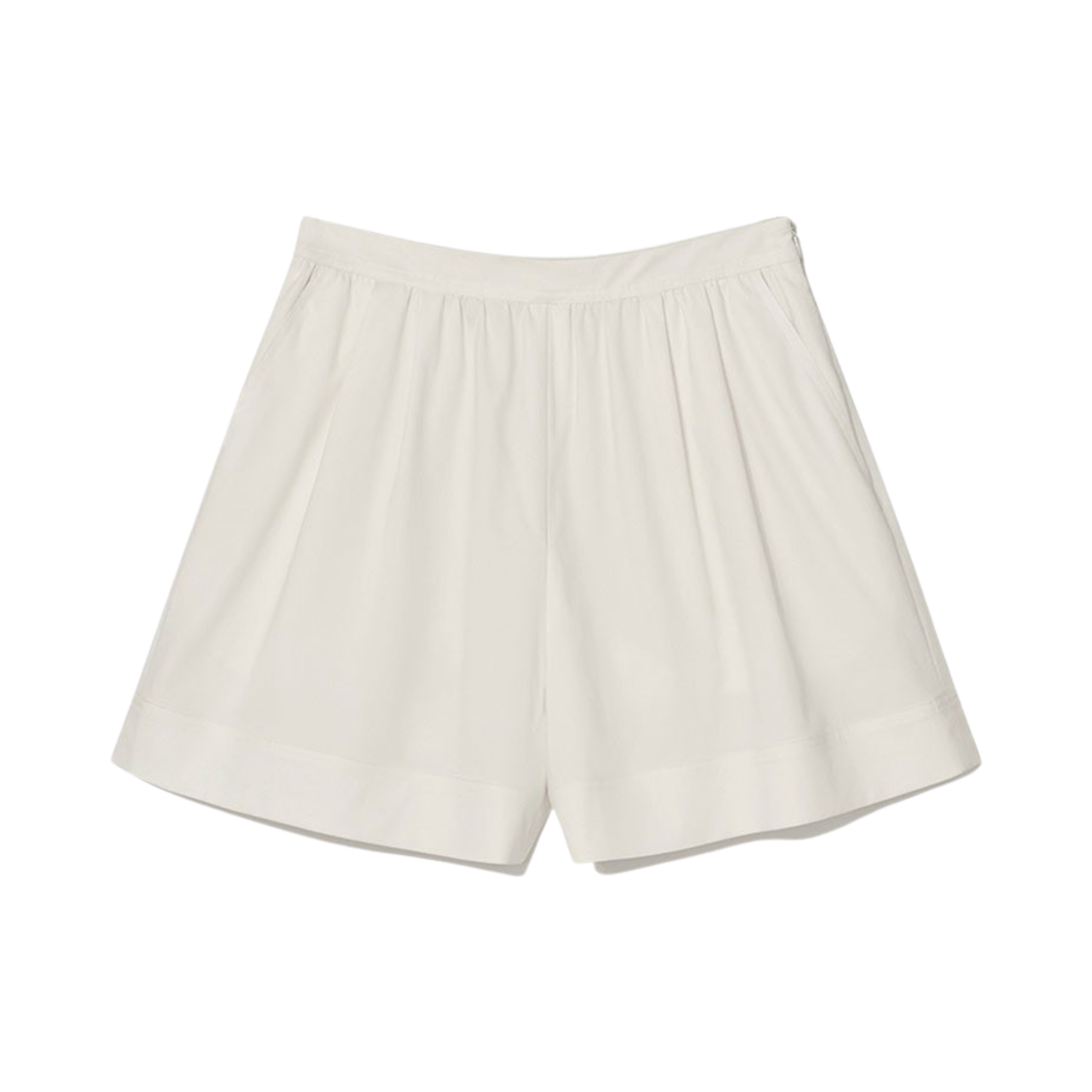 P0000ECH Kindersalmon Women Plie Shorts White