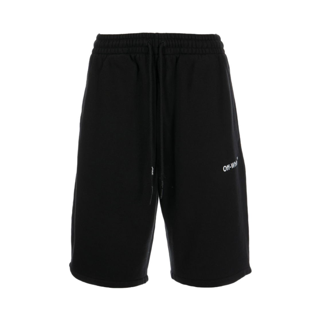 OMCI013C99FLE0061001 Off-White Caravaggio Lute Skate Sweatshorts Black White