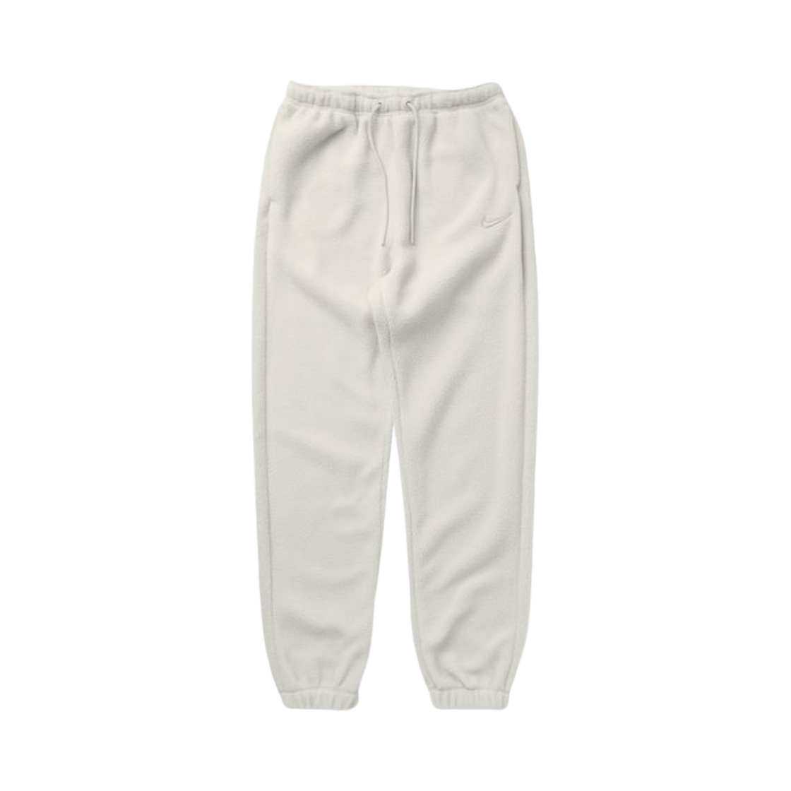 (W) 나이키 NSW 플러시 조거 팬츠 라이트 본 - US/EU((W) Nike NSW Plush Joggers Light Bone - US/EU) - 1