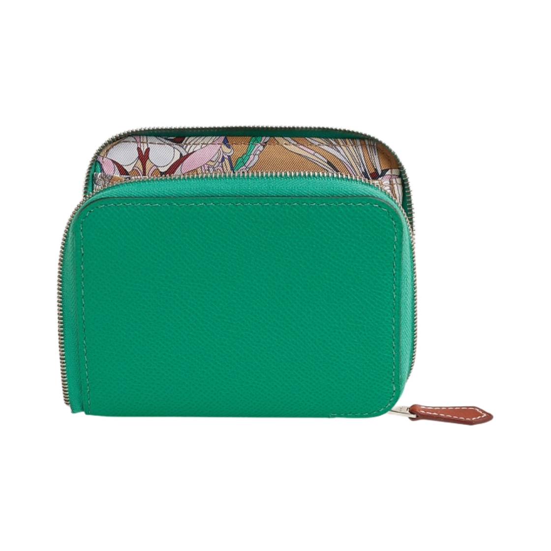 에르메스 실크인 컴팩트 지갑 앱송 & 베르 자드 차이(Hermes Silk'In Compact Wallet Epsom & Vert Jade Chai) - 1