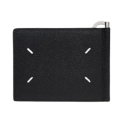 Maison Margiela Tri-Fold Money Clip Wallet Black