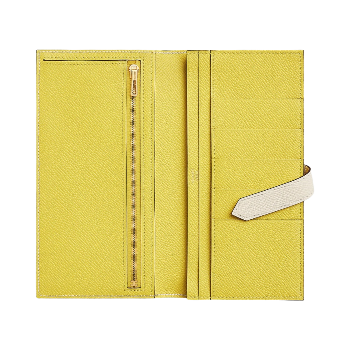 에르메스 베안 베르소 지갑 앱송 & 골드 하드웨어 나타 라임(Hermes Bearn Verso Wallet Epsom & Gold Nata Lime) - 2
