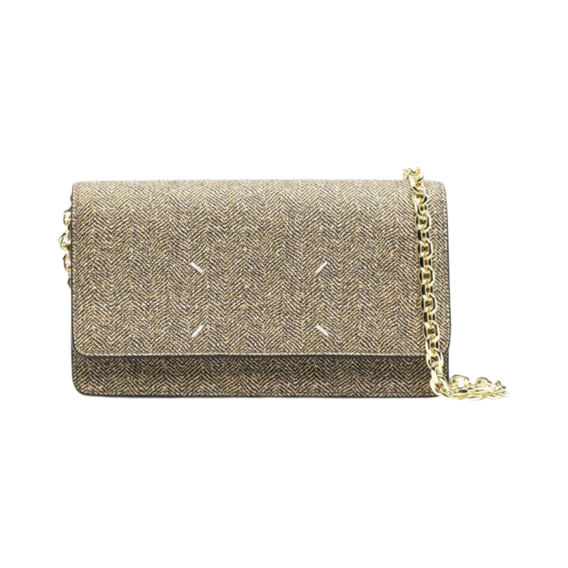 메종 마르지엘라 체인 가죽 지갑 라이트 골드(Maison Margiela Chain Leather Wallet Light Gold) - 1