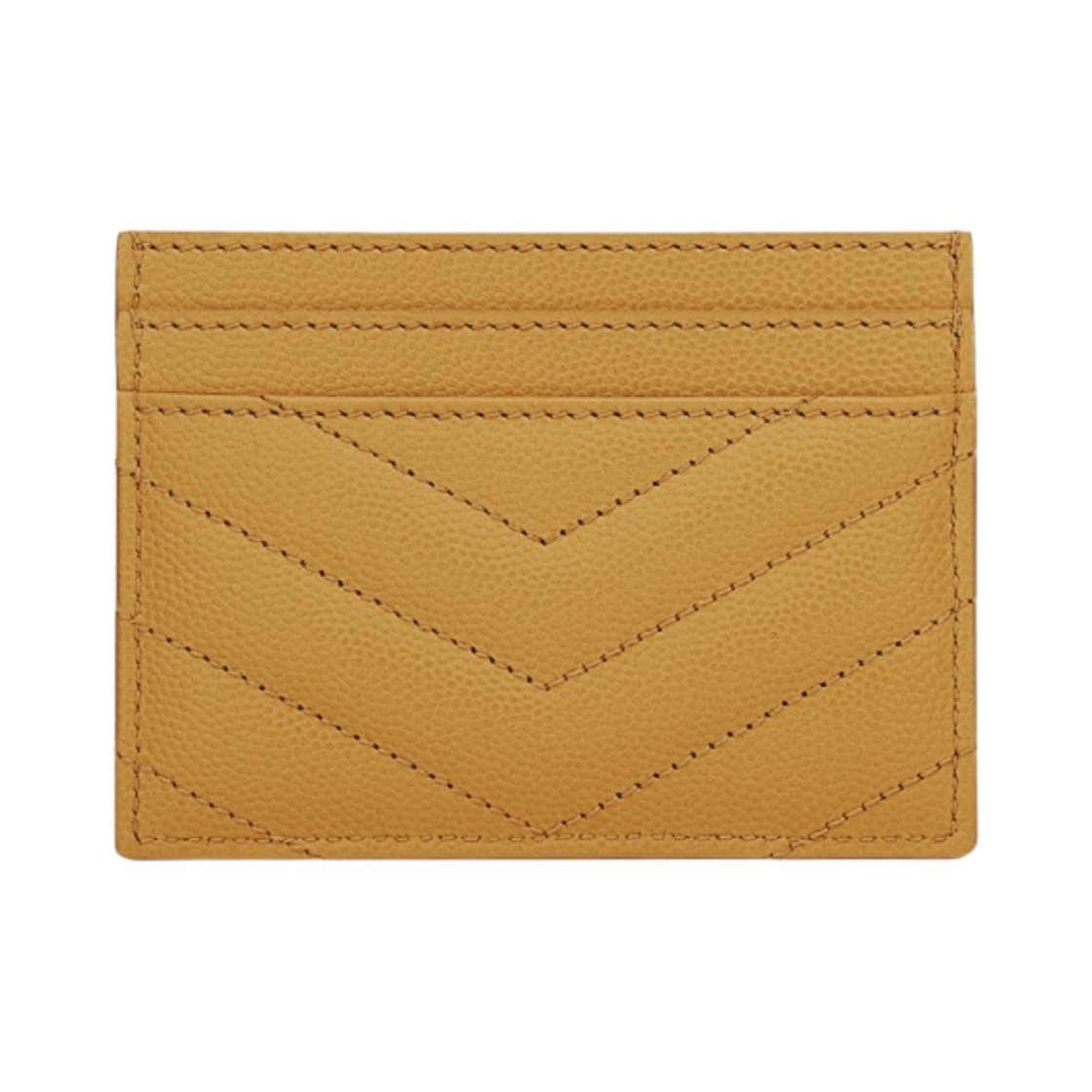 생로랑 그랑 드 뿌드르 엠보스드 레더 카산드라 마틀라세 카드 케이스 샤르트뢰즈 옐로우(Saint Laurent Cassandre Matelasse Card Case in Grain de Poudre Embossed Leather Chartreuse Yellow) - 2